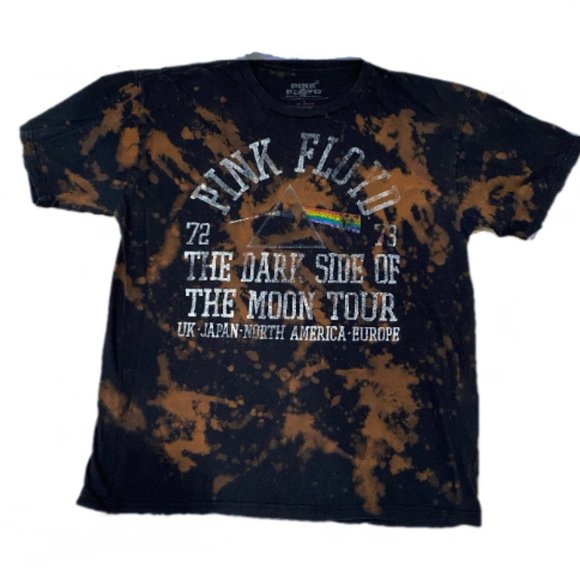 Vintage Acid Wash Pink Floyd T-shirt, Adult Mens XL, Reworked apparel - Picture 1 of 1